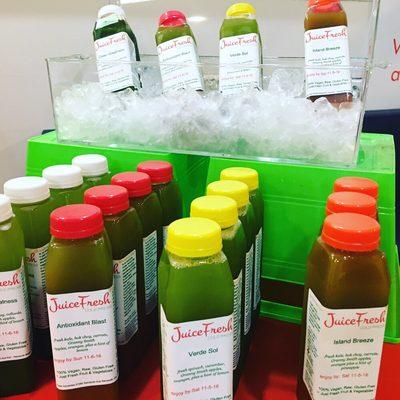 Our delicious organic cold pressed juice. No sugar added.