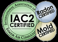 Our Home Inspector are certified in Radon Gas Testing & Mold Inspections