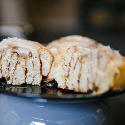 Inside the Ultimate Cinnamon Roll