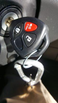 Brand new key + transponder for my car