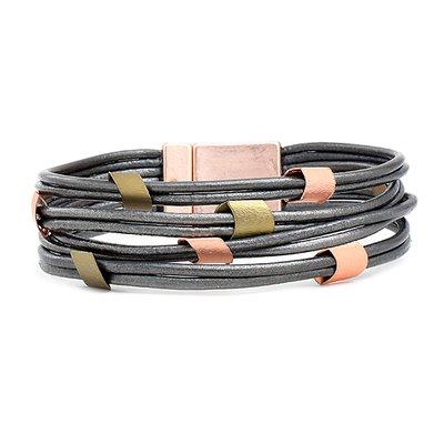 Leather Magnetic Bracelet