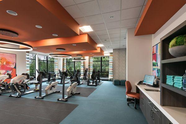 Fitness Room with state of the art equipment