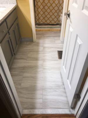 New floor tile