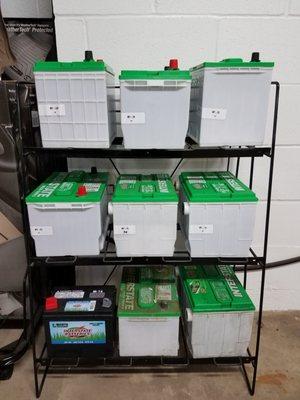 We have the most common sizes of Interstate Batteries in stock and ready for quick install!