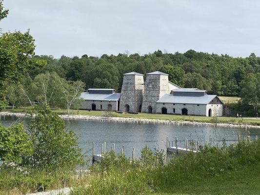 View of the main smelter