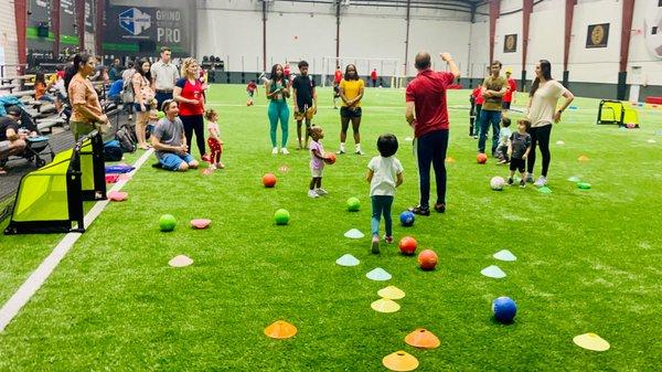 Weekend Toddler Soccer  spring session now open  in Frisco, Texas.