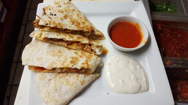 Buffalo  quesadilla