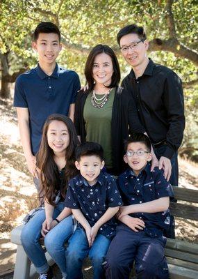 Dr. Kim and his family