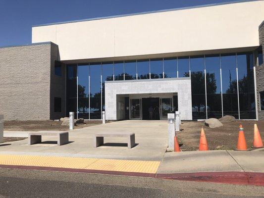 Front view of Tulare County Offices