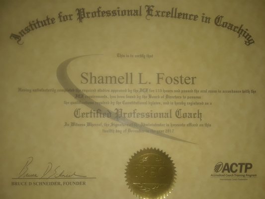 CERTIFIED PROFESSIONAL COACH