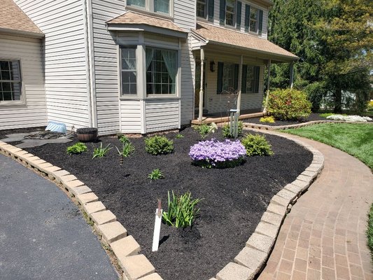 25 yards of mulch later