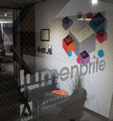 Lobby of Lumenbrite - Adobe Authorized Training Center in Houston