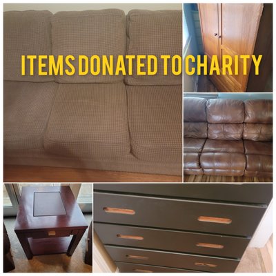 Donated items