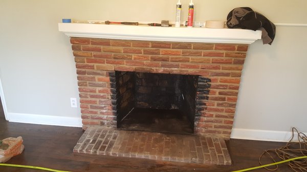 Fireplace Project - Before