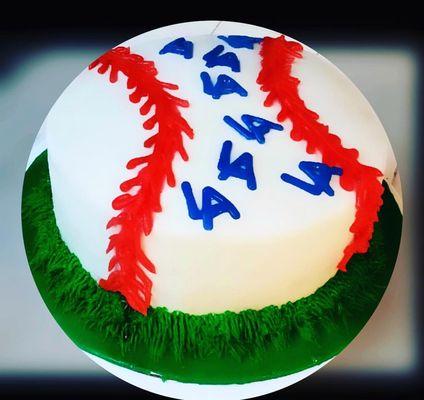 Dodger themed cake