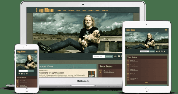 Gregg Allman Web Design