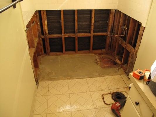 Removed out Tub / Shower