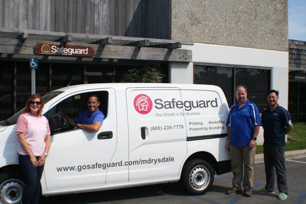 Have you spotted our Safeguard van around town? Look for our customized full service delivery van. Your growth is our business! Specializing