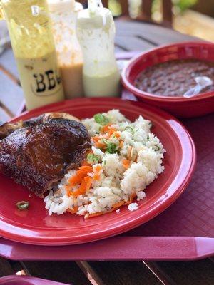 Chicken with Rice and beans