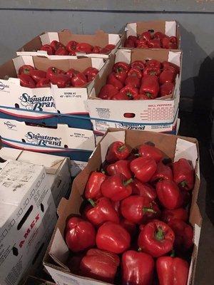 Red bell $17/ box (25 lbs)