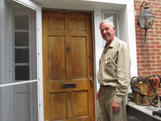 Lynn Ward, owner and CEO of Door Consultants, Inc. aka "the door guy".