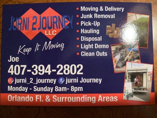 Business info for Jurni2journey llc