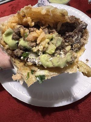 Carne asada burrito  BEST TASTE AND FLAVOR...THIS BURRITO IS BURSTING WITH FLAVOR THE RICE AND BEANS DELICIOUS