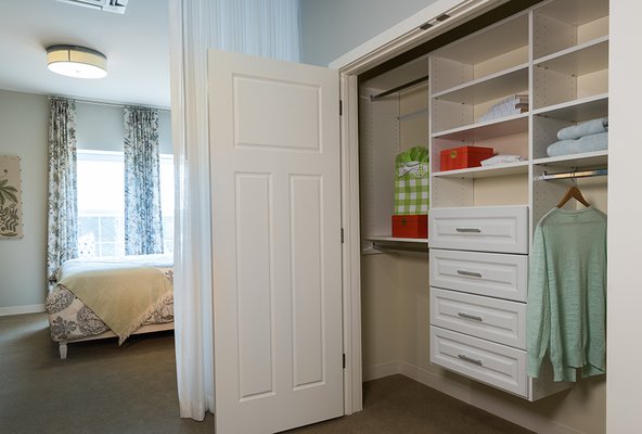 Large bedroom closets