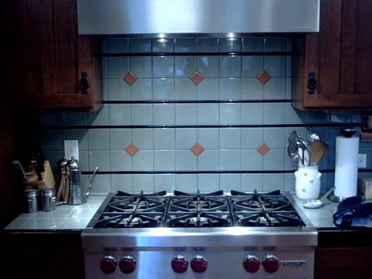 Classic ceramic tile kitchen. (One of my personal favorite styles)