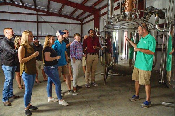 Tours lead by Distiller/Owner Craig Amick provide an inside look into the process of producing craft spirits.