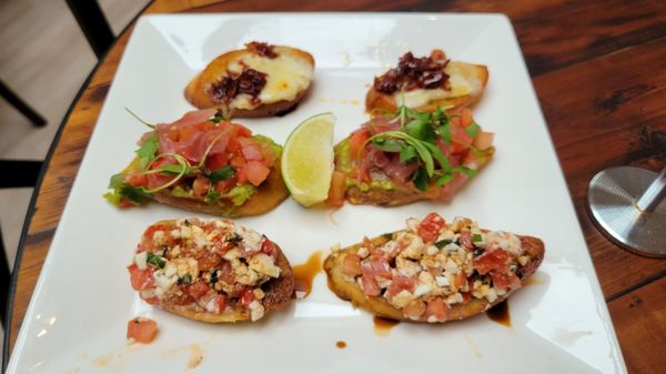 Bruschetta Trio. If you're deciding, let me make it easy - get it!