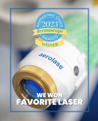 I offer the ultimate in laser aesthetic treatments with my Aerolase Neo Laser.