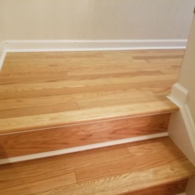 Custom Hardwood Staircase