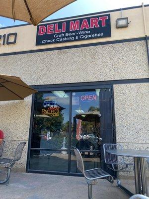 Deli Mart Entrance