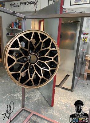 Two tone fire bird wheel