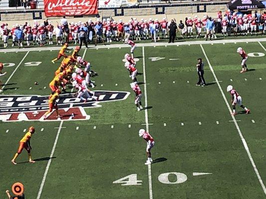 9/14/19. Shreveport, Louisiana. Independence Stadium. Battle On The Border IX. Bucks vs. Zachary High School (LA) Broncos.