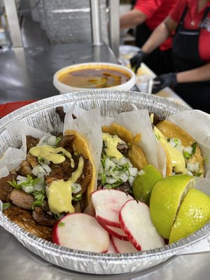 Tacos with Guanatos Salsa