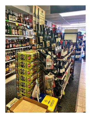 Inside Kouts Liquors. 302 N Main St, Kouts, IN  Small Store in Charming Small Town in Indiana. Nice Variety of Beer Vine Liquors. Cool!