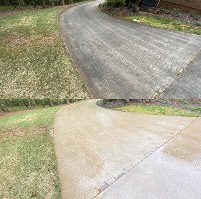 Before and After, call us about your pressure washing needs today