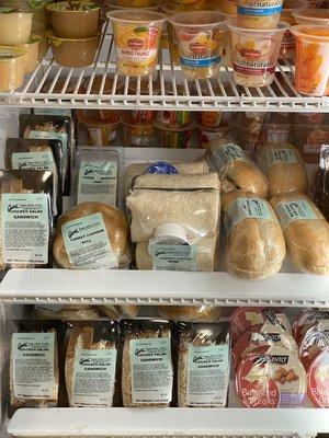 Fresh sandwiches brought in daily