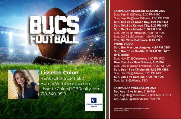 2022 BUCS Football Schedule