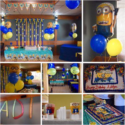 The best venue for the perfect Minion themed birthday party !!