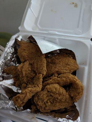 Three piece fried fish made fresh