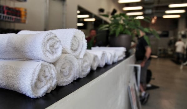 Complimentary towel service.