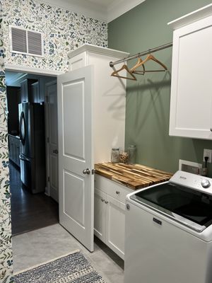 Laundry room remodel  After and Before Pictures