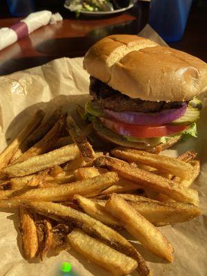 Burger & fries