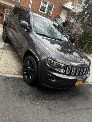 Jeep grand Cherokee exterior wash