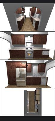 Here is some of the designs we do for kitchen remodels