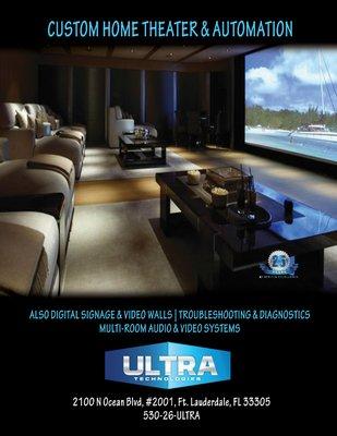 Custom Home Cinema & Automation. Digital Signage & Video Walls.