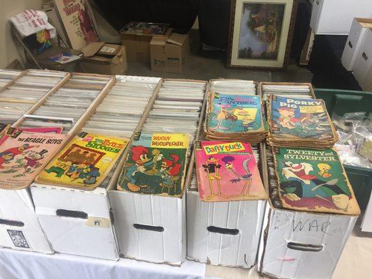 Thousands of Comic Books for only 50 cents each. Come often to grab the old ones quick ! 2 million comics in storage !